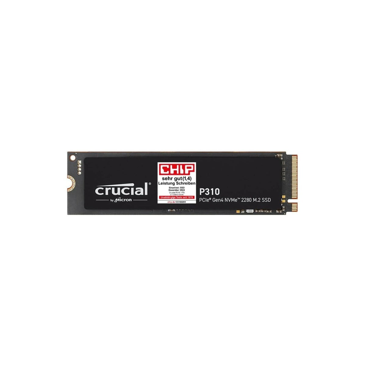 Crucial P310 SSD 1TB M.2 2280 PCIe Gen4 NVMe Interne SSD, bis 7.100 MB/s, 14887B